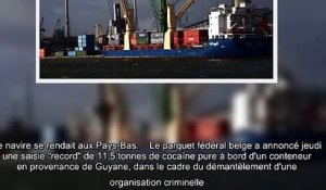11,5 tonnes de cocaïne - la saisie de tous les records des autorités belges à bord d'un conteneur