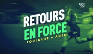 Toulouse - Agen : retours en force du Stade Toulousain !