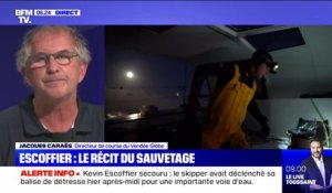 Kevin Escoffer secouru: le directeur du Vendée Globe explique que "la structure du bateau s'est cassée en deux"