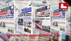 CAMEROONIAN PRESS REVIEW OF DECEMBER 03, 2020