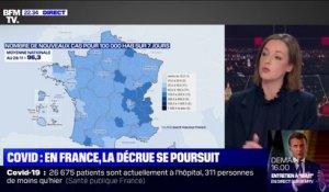 Covid-19: la décrue se poursuit en France