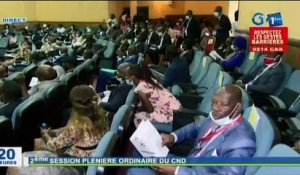 RTG - Ouverture de la 2 eme session plénière ordinaire du CND marquée par la présence du premier ministre