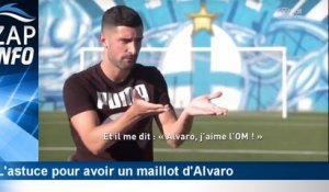 OM Zap : l'astuce pour avoir le maillot d'Alvaro