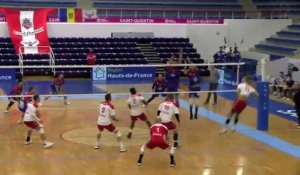 images maritima : quelques points du match Saint-Quentin Martigues Volley