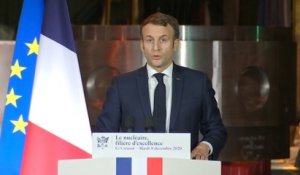 Emmanuel Macron annonce que le futur porte-avions français sera à propulsion nucléaire