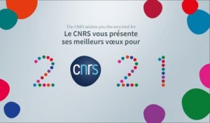 Le CNRS vous présente ses meilleurs vœux pour l'année 2021