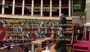 Hommage à M. Valéry Giscard d'Estaing, ancien Président de la République - Mardi 8 décembre 2020