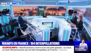 Manifestations en France: 164 personnes interpellées - 12/12