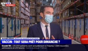 Olivier Véran à propos de la vaccination: "Nous commencerons dès le 27 décembre" si le vaccin est validé par "la Haute Autorité de Santé"