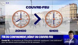 Fin du confinement, début du couvre-feu: ce qui change à partir de ce mardi