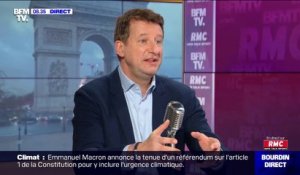 Yannick Jadot: "Je soutiendrai le référendum" pour inscrire la lutte pour le climat dans la Constitution