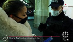 Couvre-feu : première nuit de contrôles de police à Paris