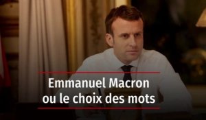 Interview exclusive : Emmanuel Macron et le choix des mots