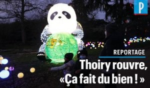 Féerie de lumières à Thoiry pour la réouverture du parc zoologique