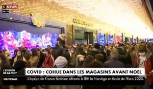 Coronavirus - Regardez ces images de cohue hier sur les Grands Boulevards à Paris où des centaines de personnes se pressent pour les achats de Noël