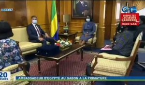 RTG - Le Chef du Gouvernement reçoit en audience l’Ambassadeur d’Egypte au Gabon