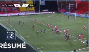PRO D2 - Résumé Oyonnax Rugby-Biarritz Olympique: 15-19 - J6 - Saison 2020/2021