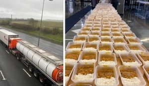 Fermeture des frontières : des volontaires ont préparé des centaines de repas aux chauffeurs routiers bloqués au Royaume-Uni