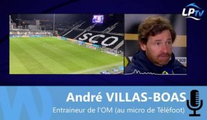 Villas-Boas : "Une première mi-temps catastrophique"