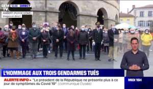 Gendarmes tués: une minute de silence observée à Ambert