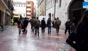 Les militaires patrouillent dans les Pyrénées-Orientales pendant les fêtes