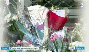Ambert : hommage aux trois gendarmes tués