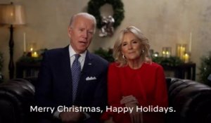 Coronavirus: les vœux du couple Biden aux Américains après une année "très difficile"