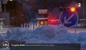 Tempête Bella : de fortes chutes de neige et des perturbations sur les routes