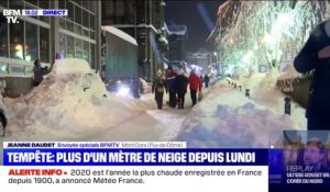 Tempête: plus d'un mètre de neige est tombé depuis lundi dans ce village d'Auvergne