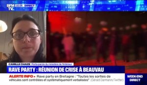 Rave party en Bretagne: "Les lieux sont bloqués, les sorties font l'objet de verbalisations", selon la porte-parole du ministère de l'Intérieur