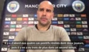 17e j. - Guardiola annonce cinq cas de COVID à City