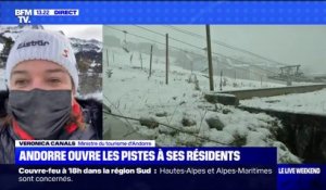 Veronica Canals (ministre du tourisme d'Andorre): "Par solidarité avec la France, nous n'ouvrons les pistes de ski que pour nos habitants"