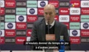 17e j. - Zidane justifie la sortie de Benzema en fin de match