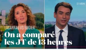 Marie-Sophie Lacarrau et Julian Bugier : leur premier JT de 13 heures sur TF1 et France 2