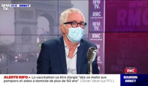 Gilles Pialoux: "Il y a des données de Moderna, certes parcellaires, qui montrent que le vaccin empêche la circulation du virus"