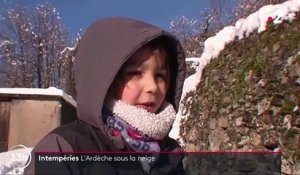 Météo : première neige en trois ans en Ardèche