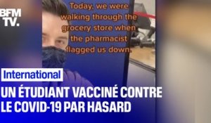 Covid-19: un étudiant américain se fait vacciner par hasard