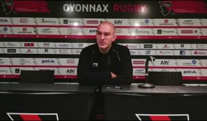 Conférence de presse d'avant match Oyonnax / Grenoble