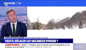 Jean-Baptiste Lemoyne: "J'appelle les Français qui ont déjà fait des réservations pour les vacances de février à les conserver"