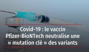Covid-19 : le vaccin Pfizer-BioNTech neutralise une « mutation clé » des variants