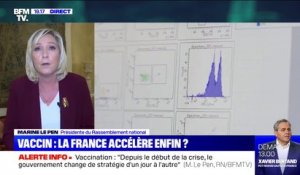Marine Le Pen: "Depuis le début de la crise sanitaire, le gouvernement change de stratégie d'un jour à l'autre"