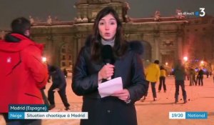 Tempête Filomena : à Madrid, une ville totalement paralysée