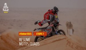 #DAKAR2021 - Étape 7 - Ha’il / Sakaka - Résumé Moto/Quad