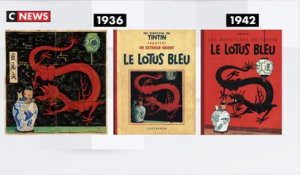 BD : la mythique couverture de «Tintin et le lotus bleu» mise en vente