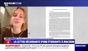 Dans une lettre, cette étudiante interpelle Emmanuel Macron sur le sort des jeunes pendant la pandémie de Covid-19