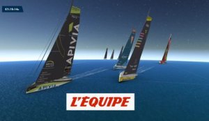 La cartographie du vendredi 15 janvier - Voile - Vendée Globe