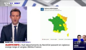 Huit départements du Nord-Est placés en vigilance orange neige et verglas par Météo France