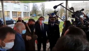 L'arrivée d'Olivier Véran à l'hôpital de Troyes