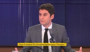 Affaire Olivier Duhamel : Gabriel Attal favorable "à titre personnel" a l'augmentation du délai de prescription