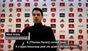 Arsenal - Arteta : "Partey revient bien"